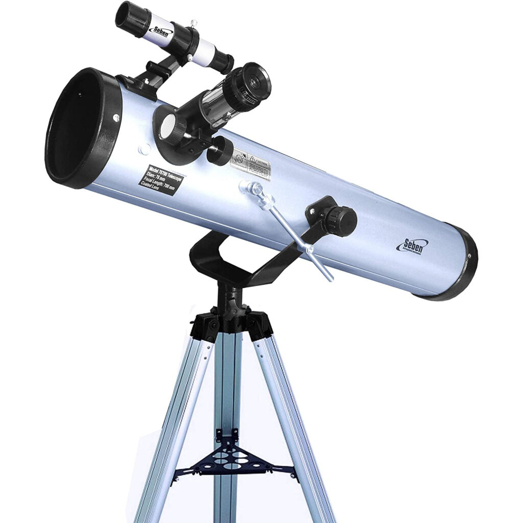 Telescopio 130EQ Newtoniano Reflector Telescopio para adultos, telescopios  profesionales para adultos Astronomía, viene con adaptador para smartphone